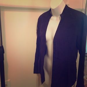 Express Design Studio Long Sleeved Button Blouse